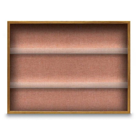 United Visual Products Outdoor Enclosed Combo Board, 48"x36", White Frame/Grey & Ultramarine UVCB4836ODW-GREY-ULTMAR